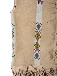 Contemporary Sioux Beaded Hide Dress