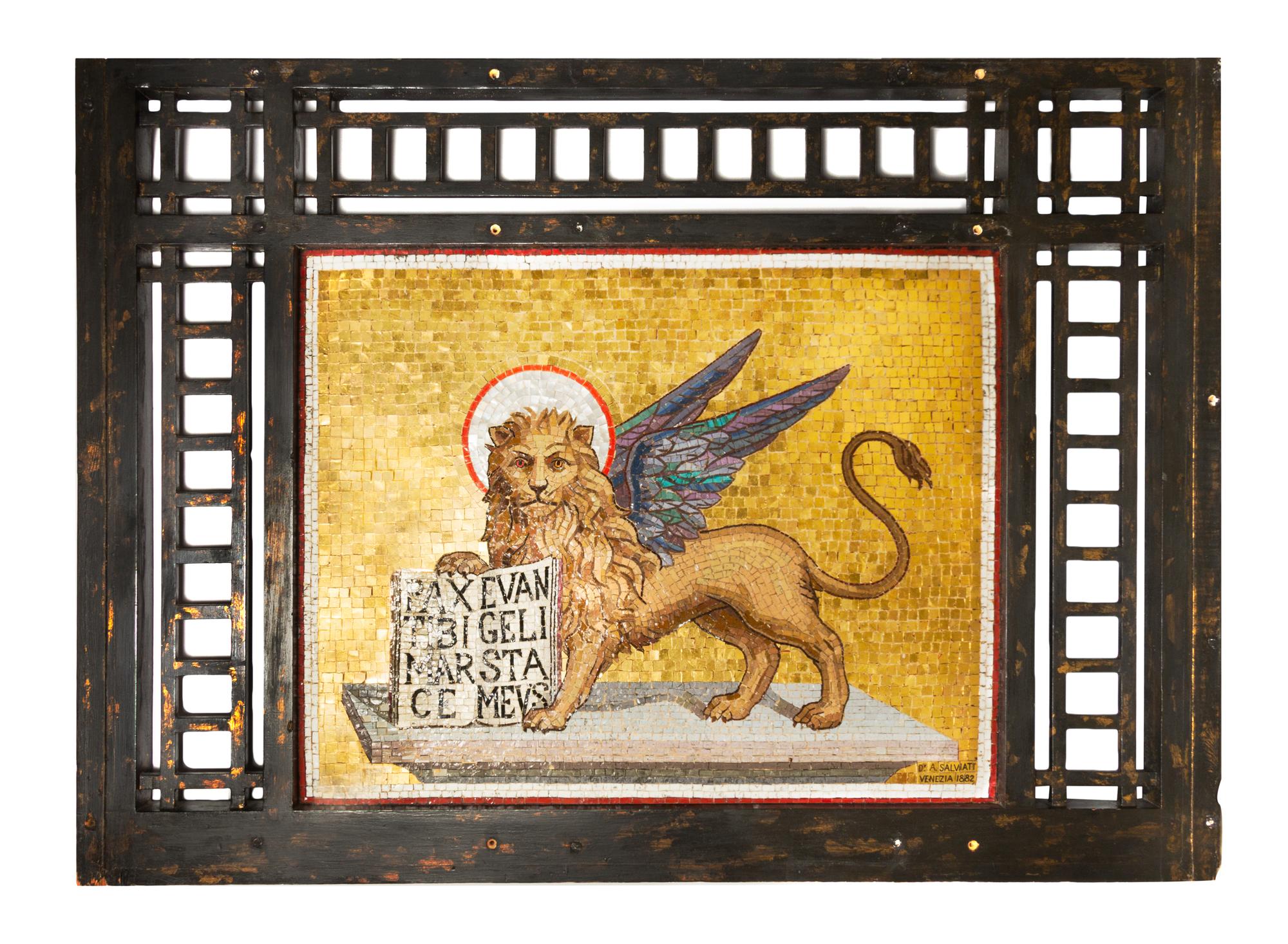An Italian Mosaic Plaque Height 28 1/2 x width 35 1/2 inches. — DR. A. SALVIATI, CIRCA 1882