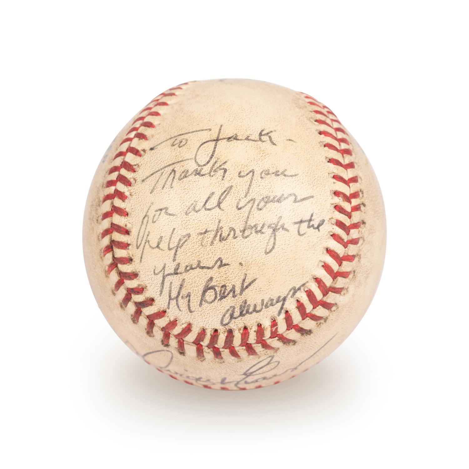 A Dwight Evans Boston Red Sox 900th Career Extra Base Hit Game Used Signed Autograph Baseball (Beckett Authentication Services Letter BAS Certified)