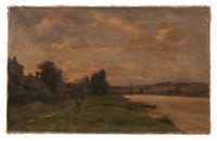 Man by a River