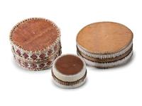 Ojibwe Quilled Birchbark Boxes