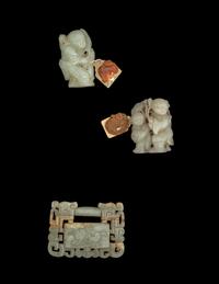 Four Chinese Jade Carvings