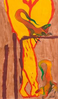 Jesus Urbieta, (Mexican, 1959-1996), Iguana, 1988