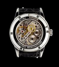 A Stainless Steel Time Zone Limited Watch Year 2000 Wristwatch, Minerva,