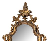 A North Italian Giltwood Mirror