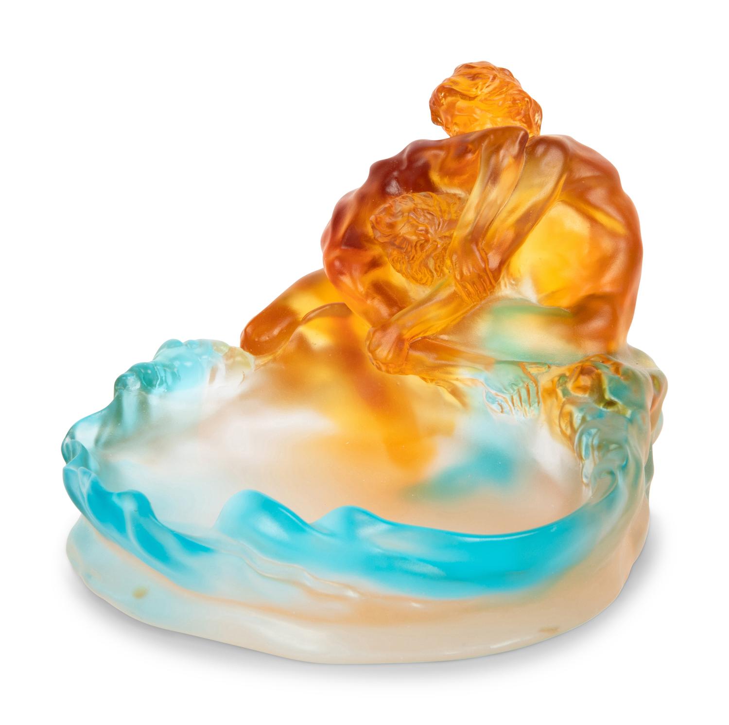 A Daum Pate-de-Verre Vide Poche