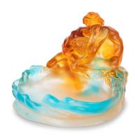 A Daum Pate-de-Verre Vide Poche