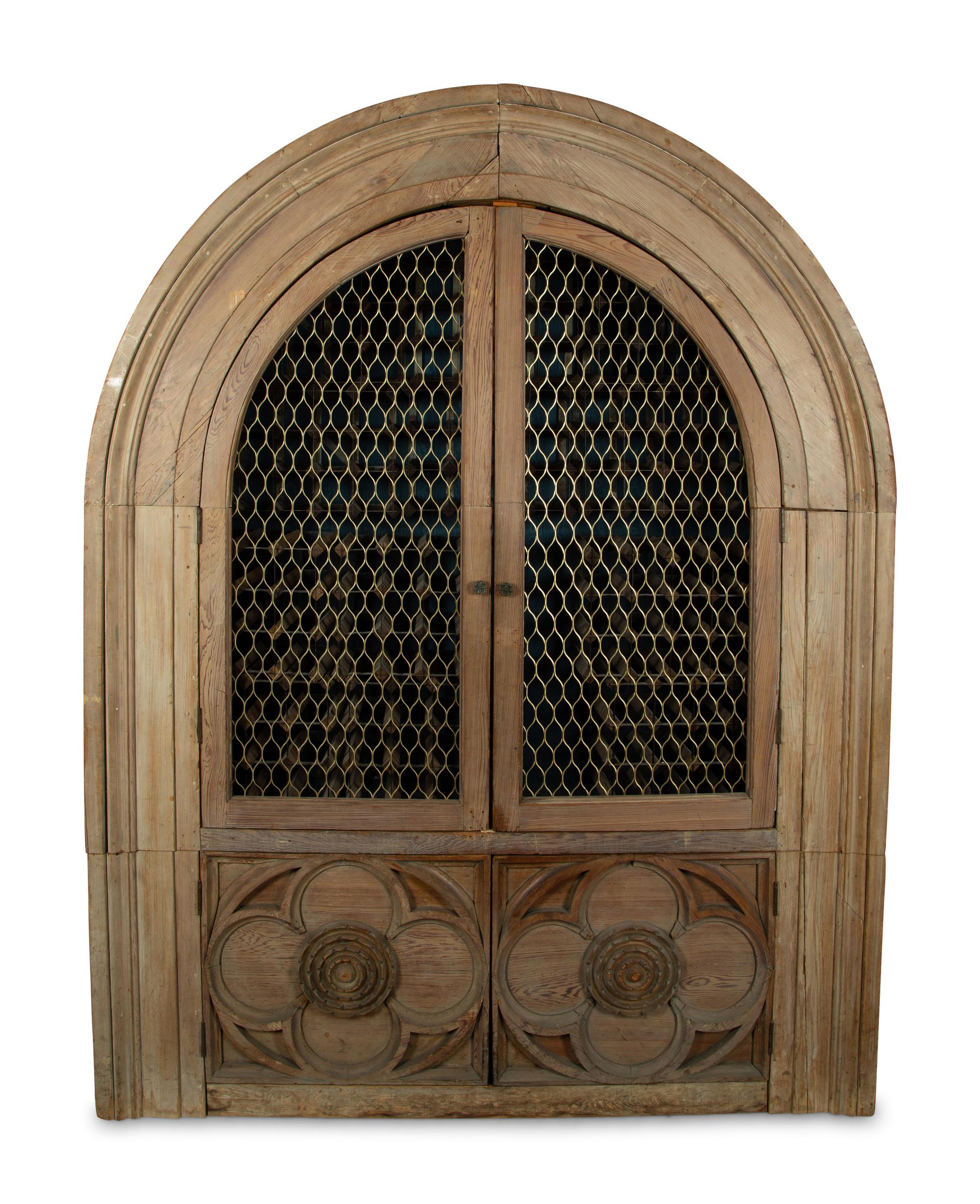 A French Cerused Oak Wine Cabinet — CIRCA 1800 WITH LATER ELEMENTS