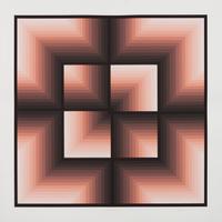 A pair of prints ( Window Motif , 1982; Diamond , 1977)