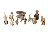 11 Near Eastern Terracotta Figures and Items