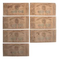[CIVIL WAR] -- [CURRENCY]. A group of 21 Confederate notes, comprising: