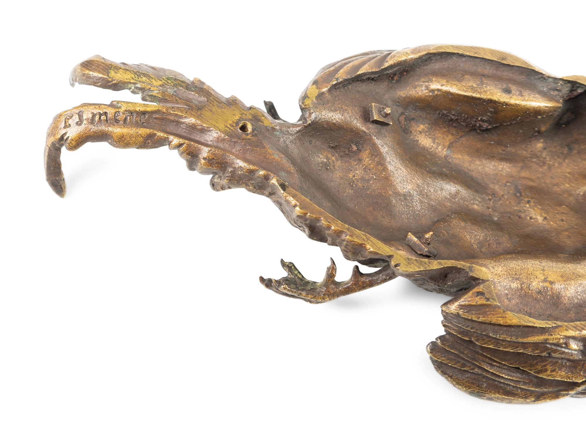 Three Bronze Wall Mounts of Birds — 19TH CENTURY