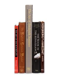 [BOOKS ABOUT BOOKS]. A group of 14 works about the history of book collecting and art, including: