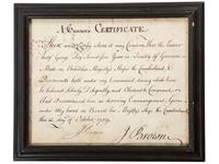 [REVOLUTIONARY WAR] -- [WAR OF 1812]. A group of colonial and early American documents and ephemera, comprising: