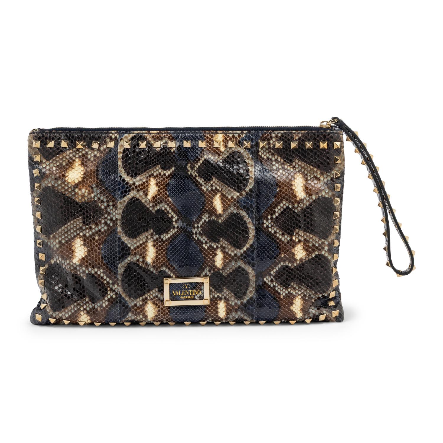 NANCY GONZALEZ & VALENTINO, THREE EXOTIC SKIN BAGS