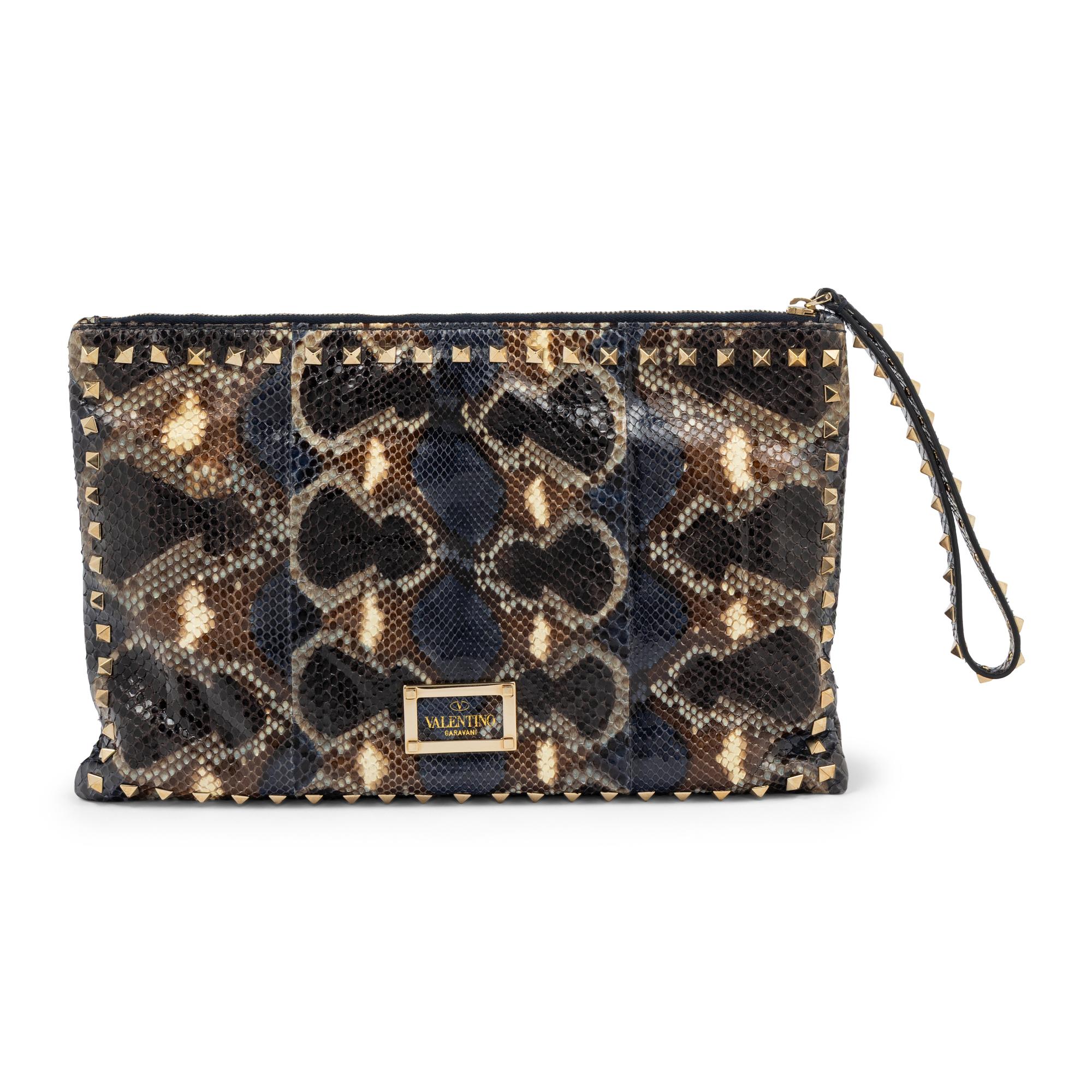 NANCY GONZALEZ & VALENTINO, THREE EXOTIC SKIN BAGS