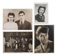 [WORLD WAR II]. Sergeant Frederic H. Harf archive incl. photographs and Holocaust-related documents