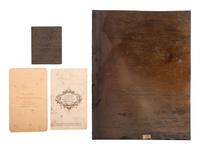 [CIVIL WAR]. A group of 4 photographs incl. war-date CDV, post-war CDV of subject with amputated arm, and tintypes, possibly showing the same subject from the 78th Ohio Infantry, David M. Watson.
