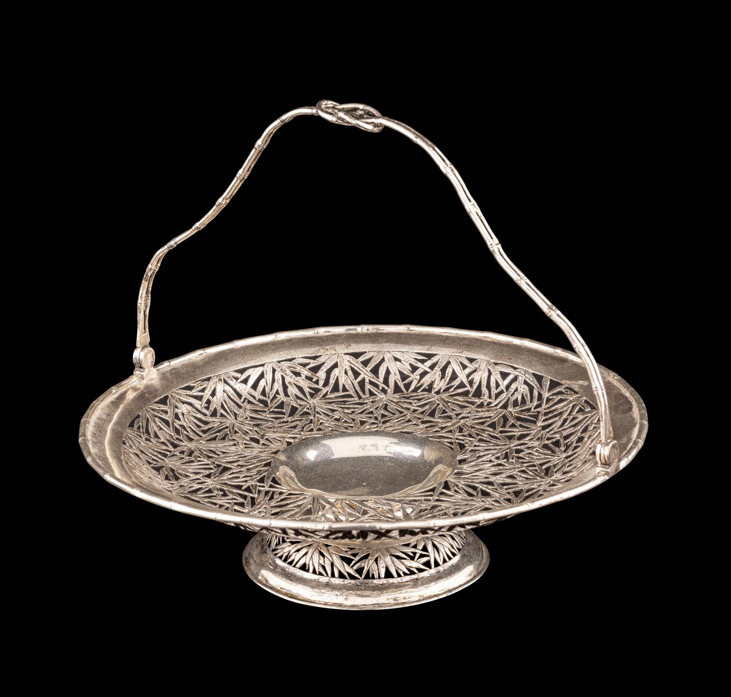 A Chinese Export Silver Tazza