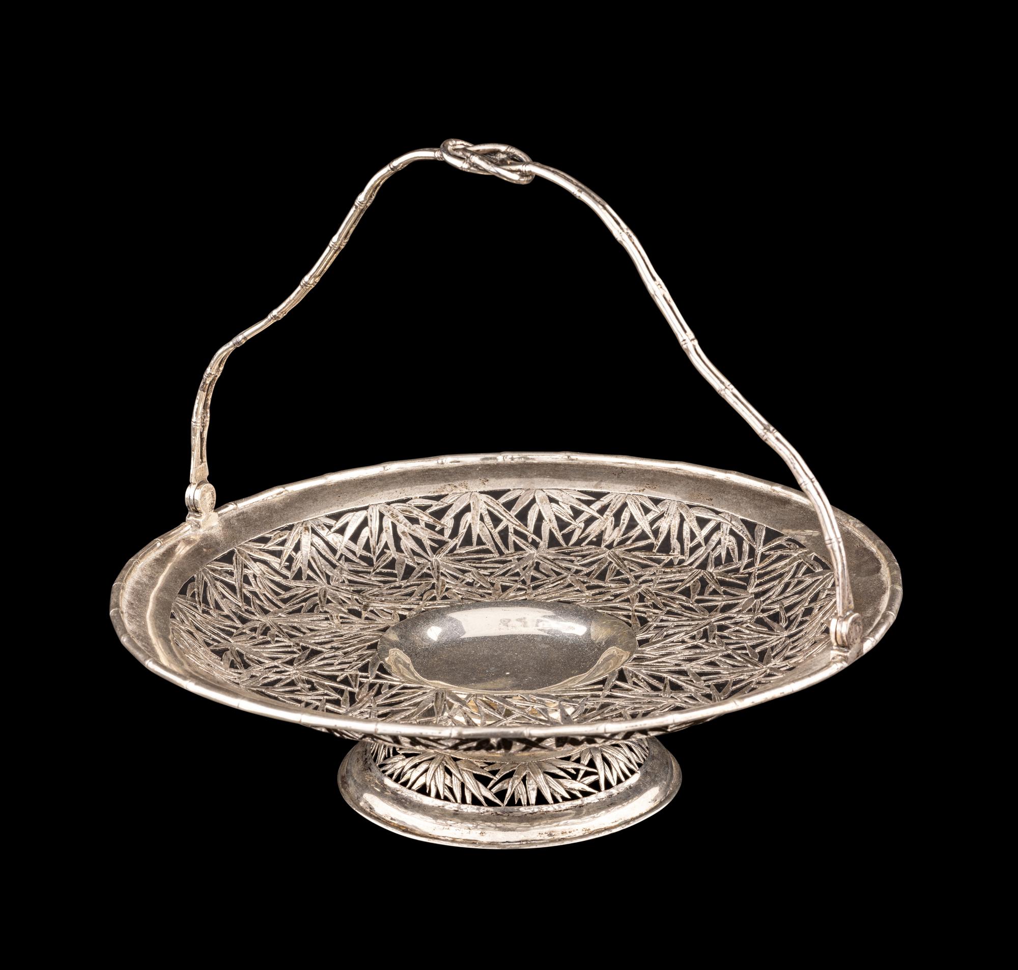 A Chinese Export Silver Tazza