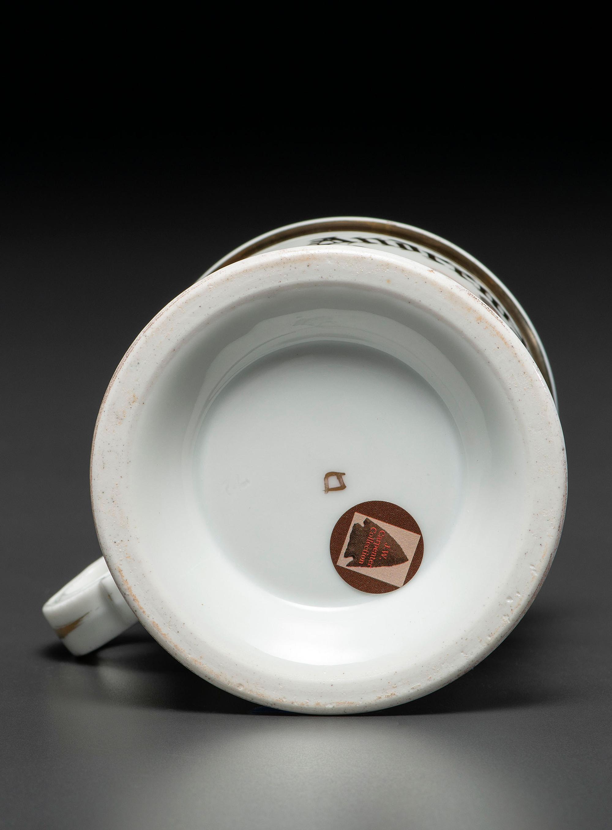 A Sign Painter's Porcelain Occupational Shaving Mug