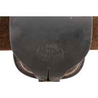 U.S. Civil War Infantry Belt with Maker Marked U.S. Plate & Cap Pouch