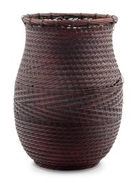 Four Japanese Bamboo Ikebana Baskets