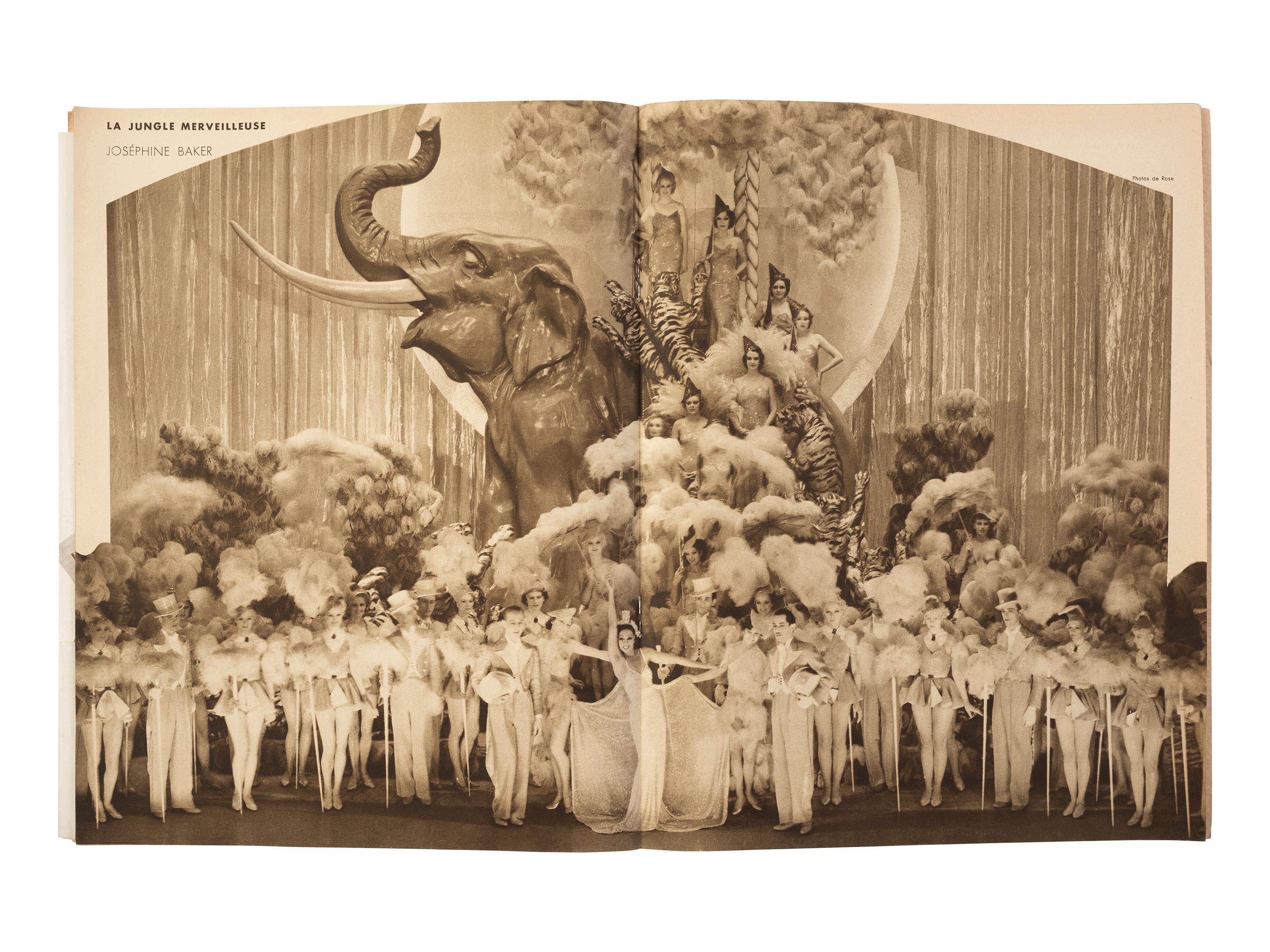 [BAKER, Josephine (1906-1975)]. A pair of programs for the Folies Bergère featuring Josephine Baker, 1926 and 1937.