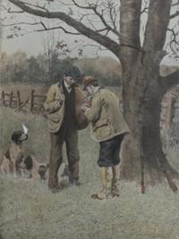 Four Hand Colored Sporting Prints, A.B. Frost (American 1851-1928) Height 15 x width 10 inches (largest) — 19TH CENTURY