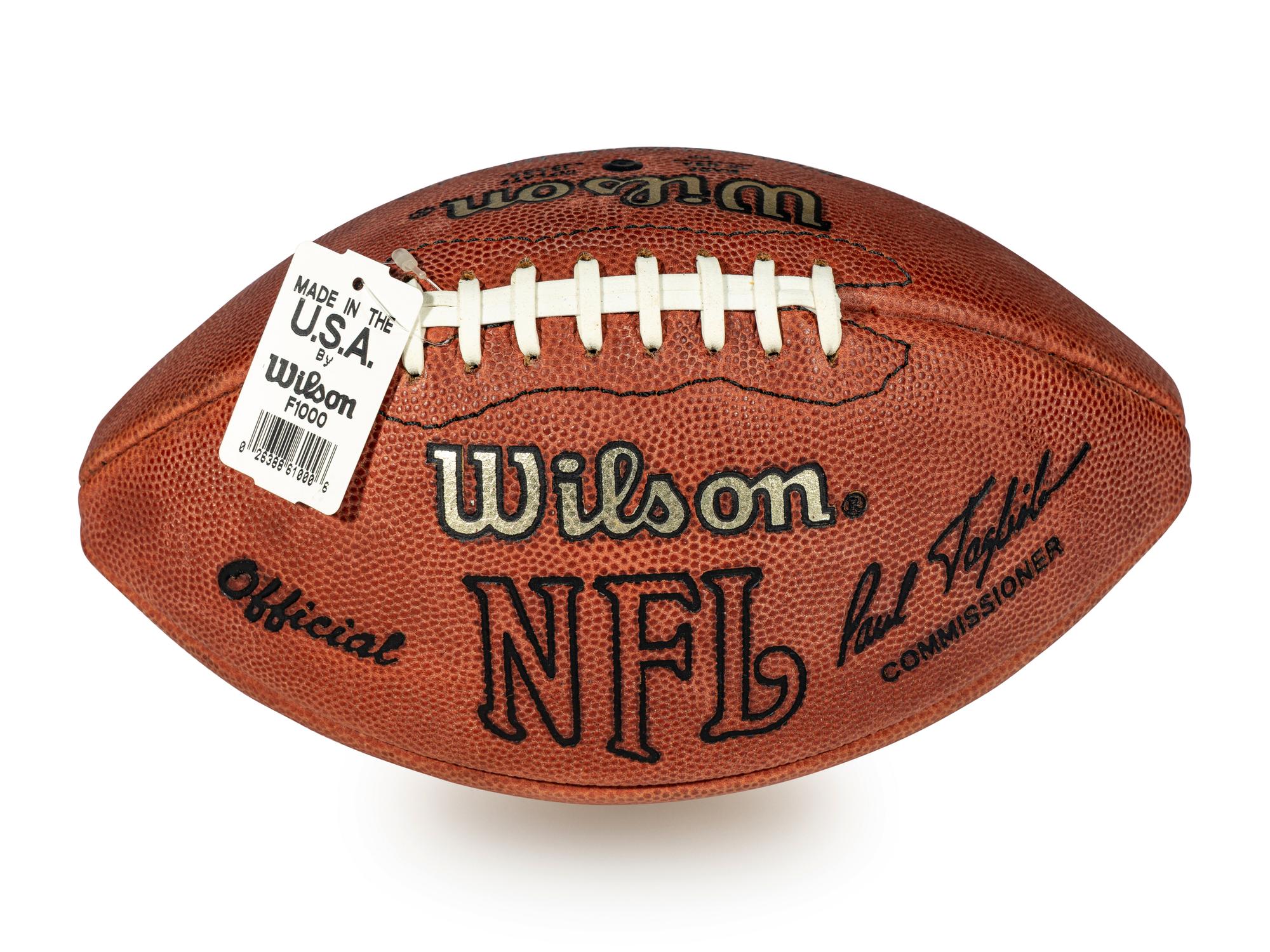 A Group of Chicago Bears Signed Autograph Footballs,