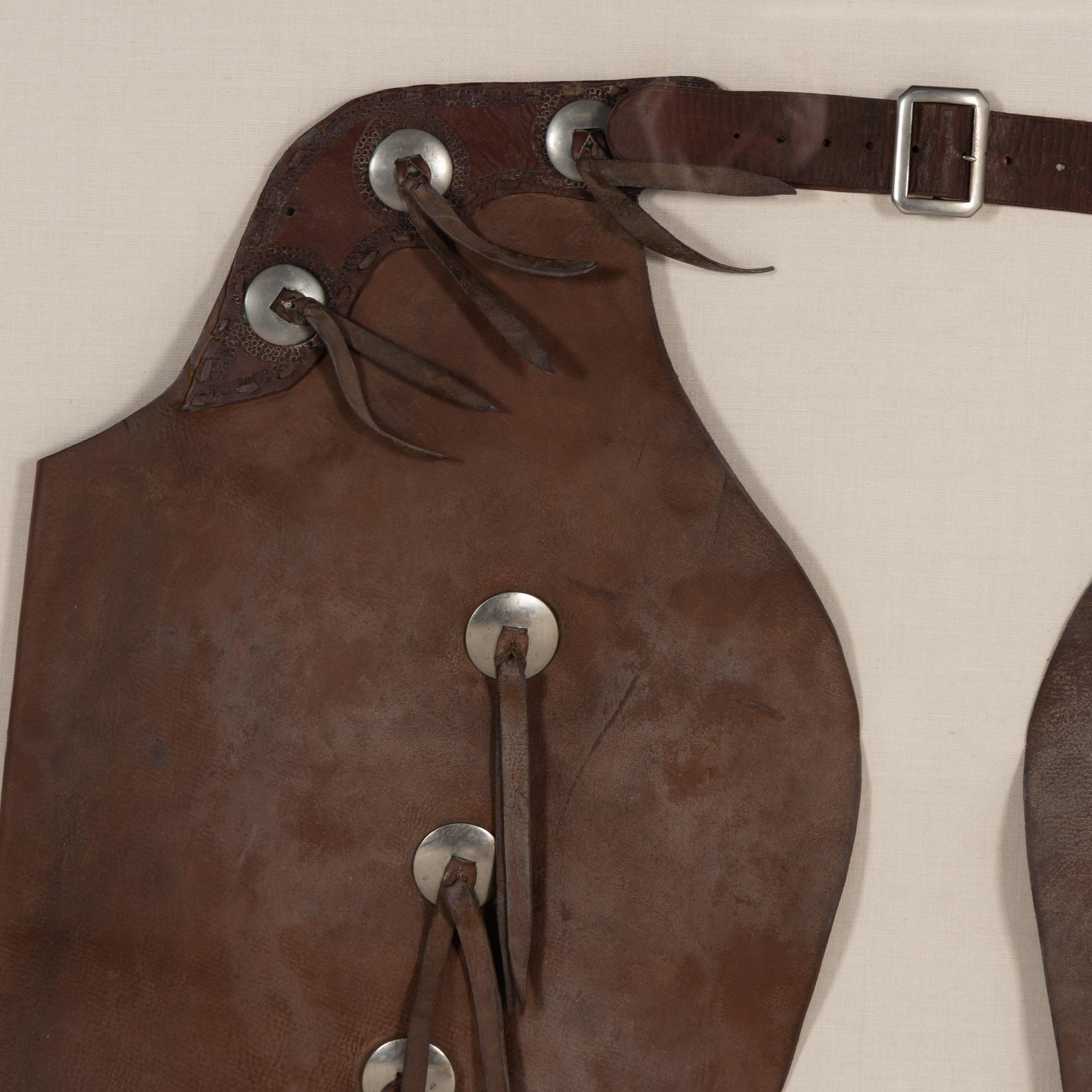 Two Pairs of Joseph Heinrich Framed Cowboy Chaps