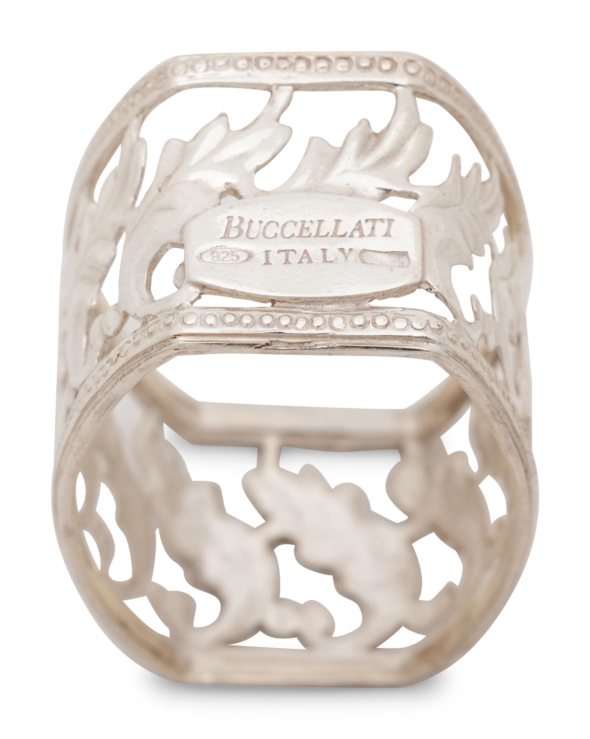 Twelve Buccellati Silver Napkin Rings