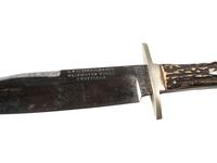 [CIVIL WAR]. Wostenholm & Sons “IXL” Washington Works Bowie knife and sheath.