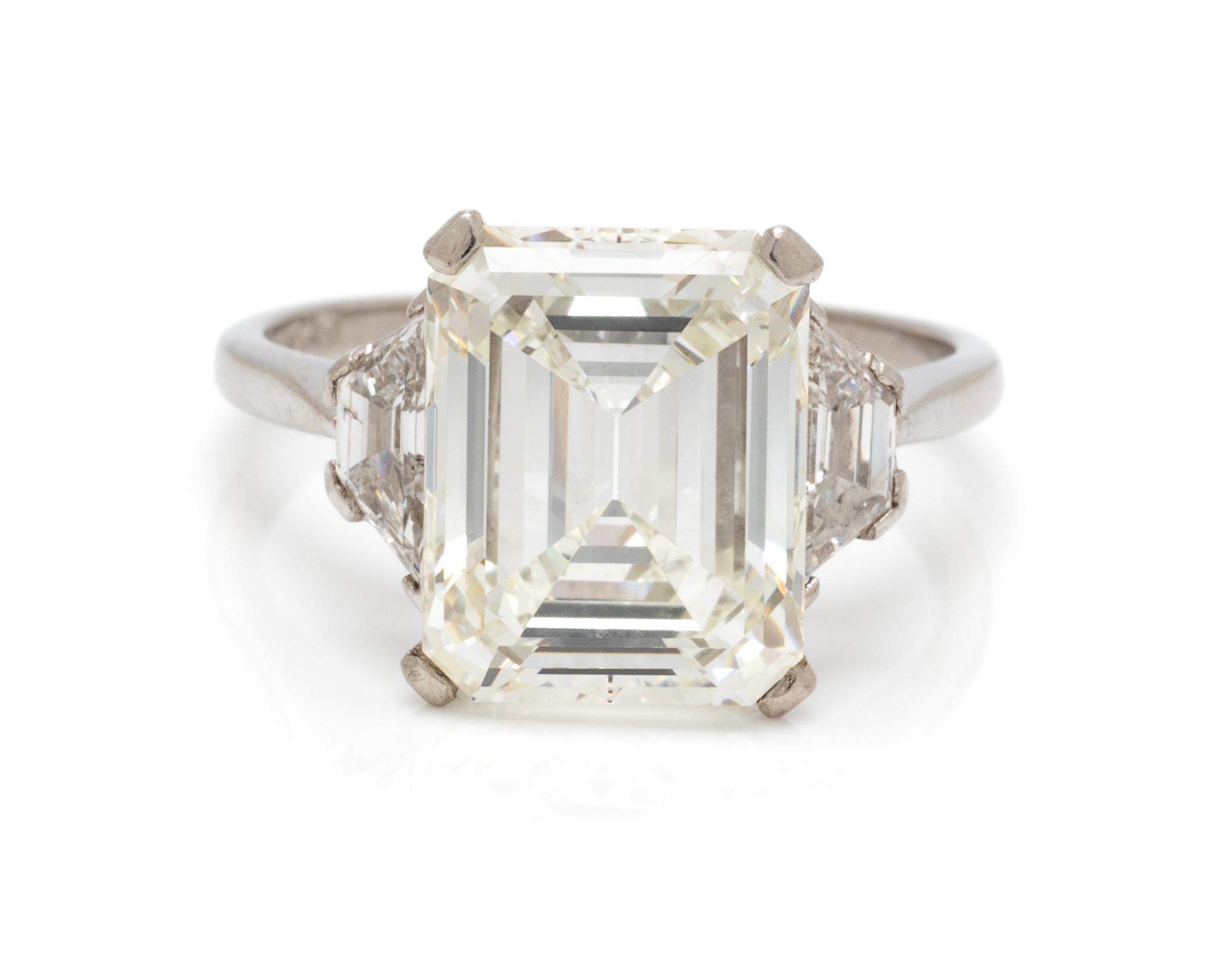 A Platinum and Diamond Ring, 3.90 dwts.