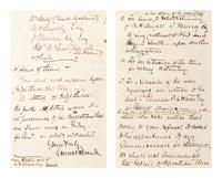 [LAW]. Autographs and documents related to prominent jurists, including:
