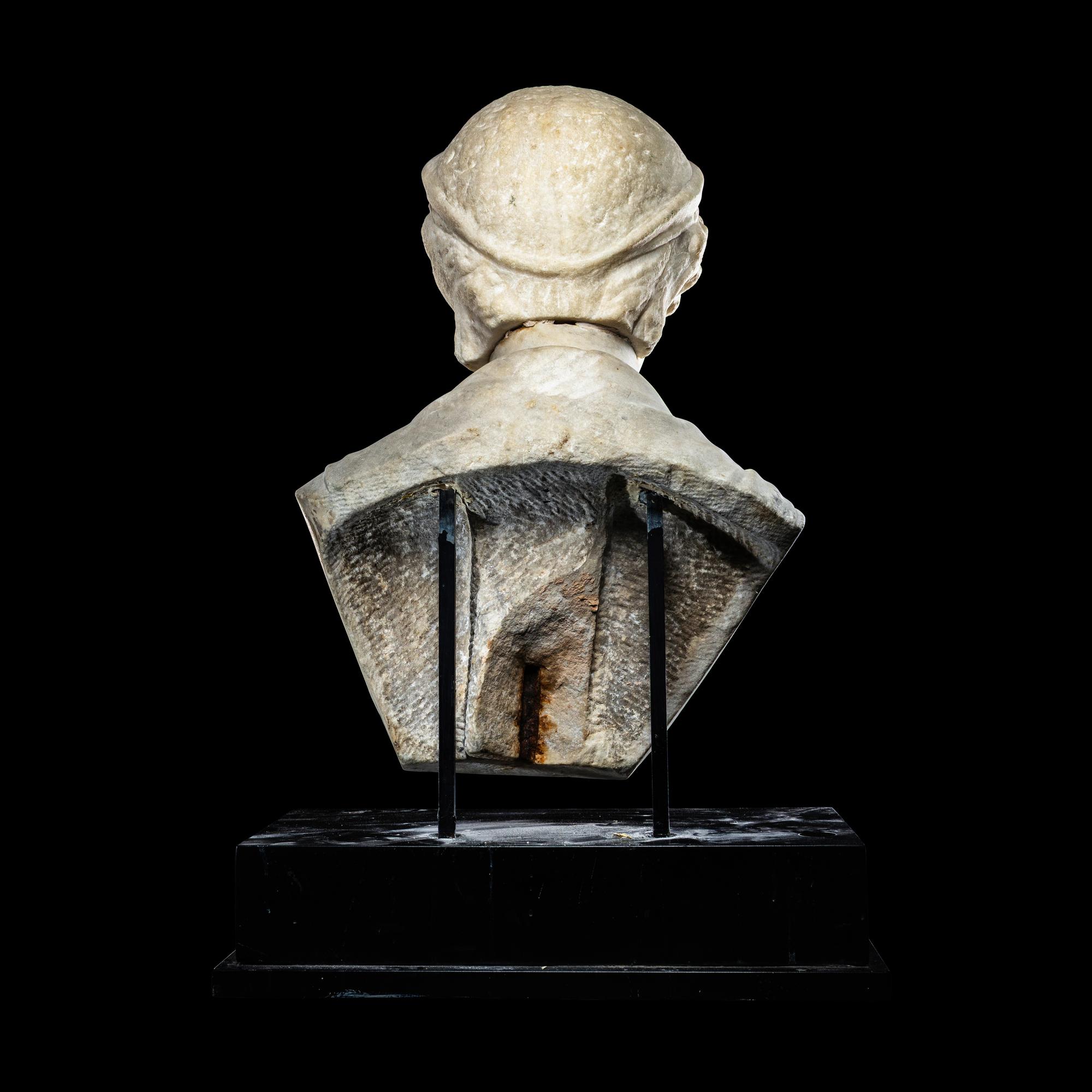 A Roman Marble Portrait Head of an Empress