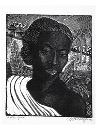 BURROUGHS, Margaret Taylor Goss (1915-2010). A group of prints after earlier editions, including "Harriet Tubman," "Mother Africa," and "Madonna."
