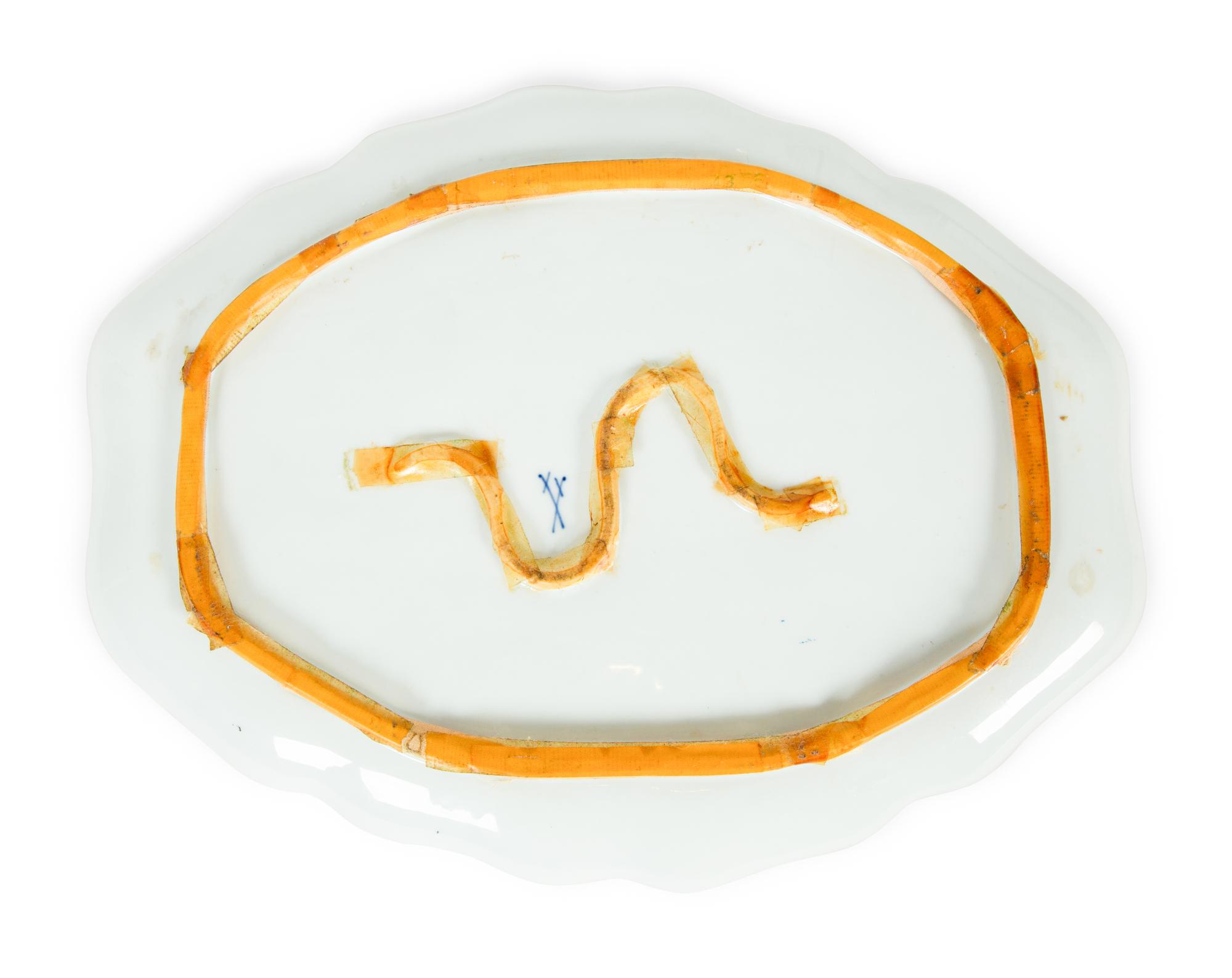 A Meissen Porcelain Tray — 20TH CENTURY