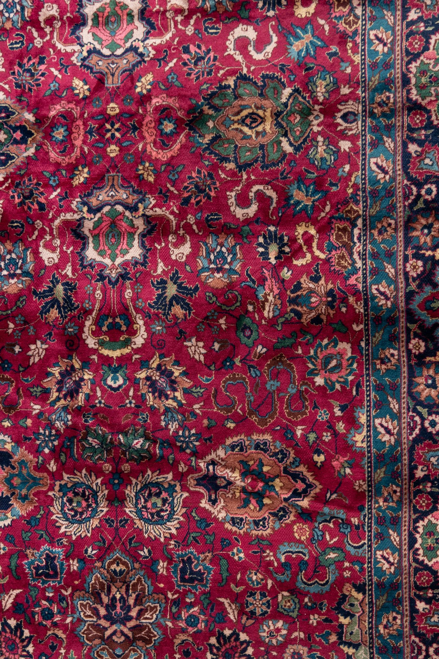 A Kashan Wool Rug