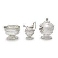 A Federal Silver Six-Piece Tea and Coffee Service