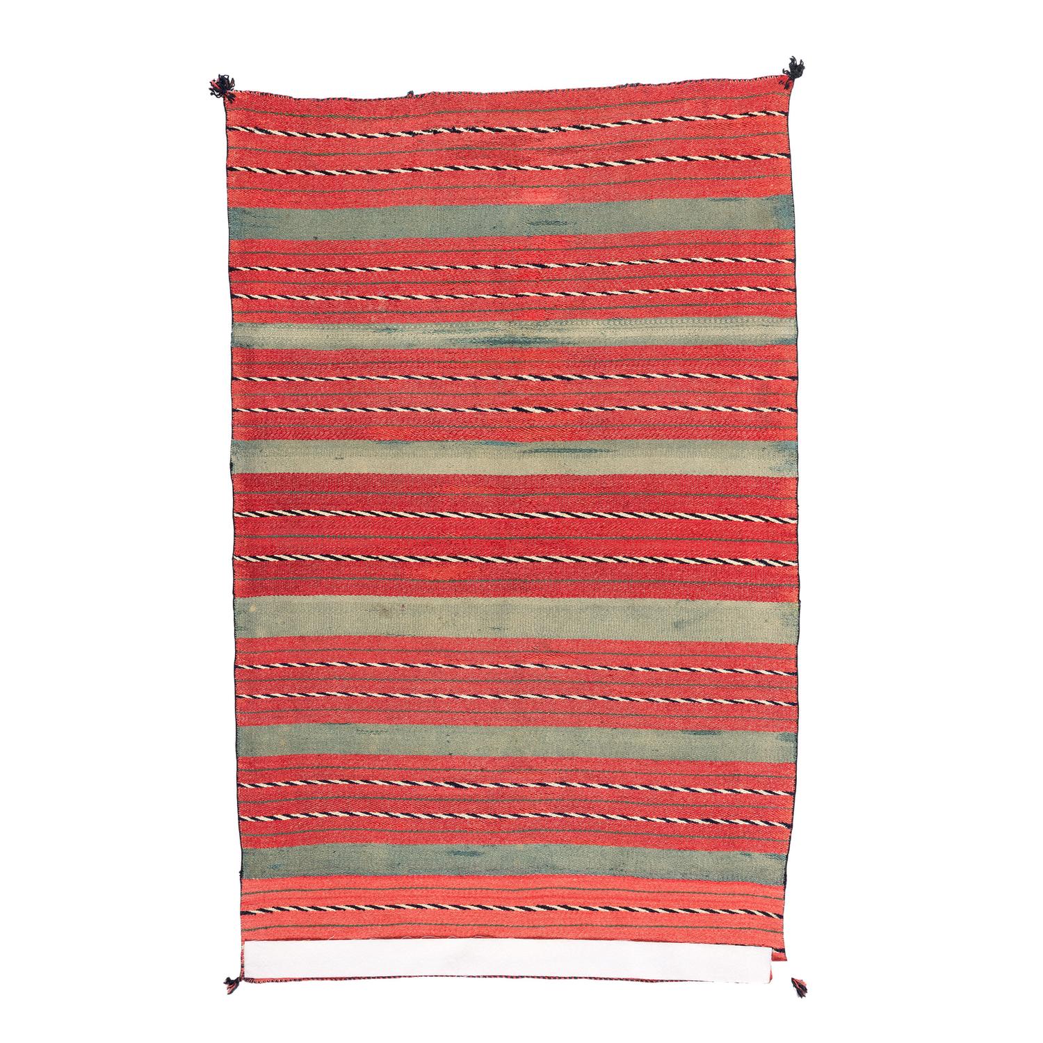 Navajo Diagonal Twill Double Saddle Blankets / Rugs