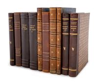 [Scandinavian Bindings]. A group of 4 works in 10 volumes. 1902-1940.