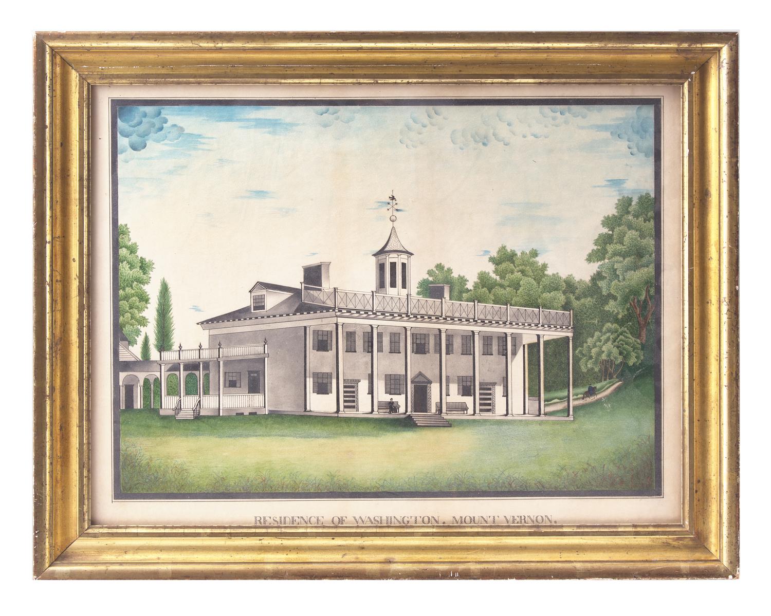 [Americana] [Washington, George] Residence of Washington. Mount Vernon.