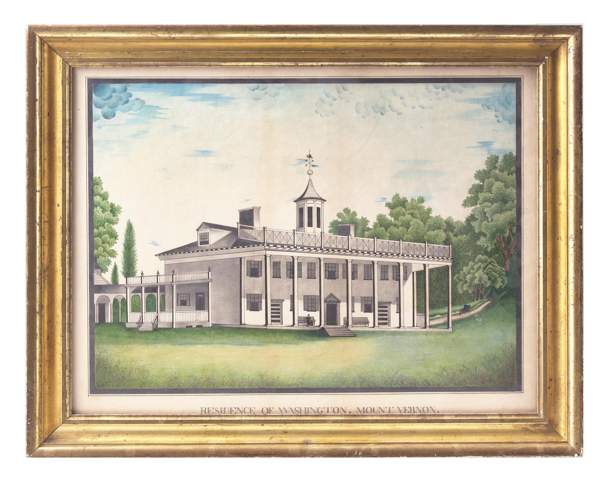 [Americana] [Washington, George] Residence of Washington. Mount Vernon.