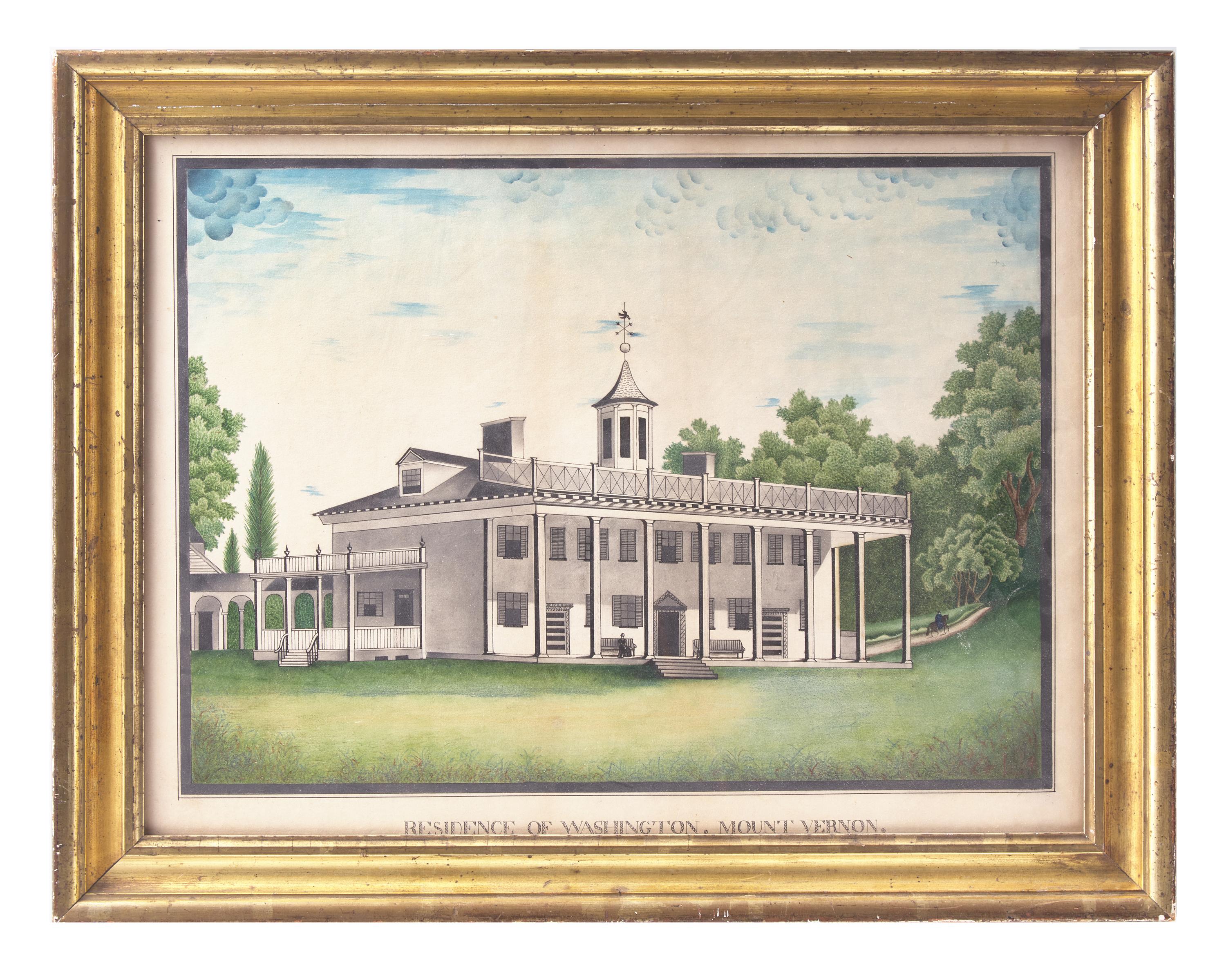 [Americana] [Washington, George] Residence of Washington. Mount Vernon.