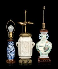Three Chinese Porcelain Vases