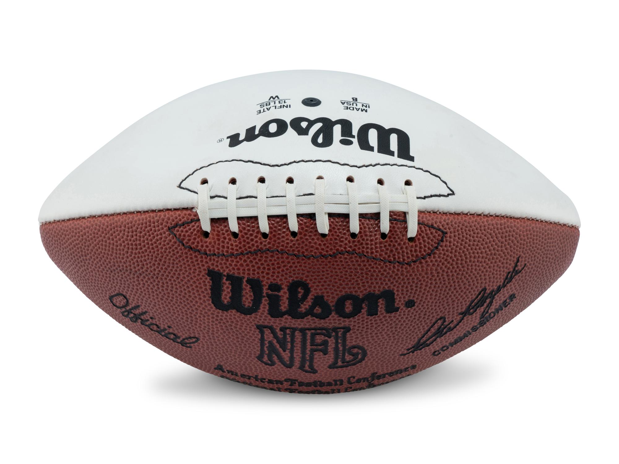 A Johnny Unitas Signed Autograph Football