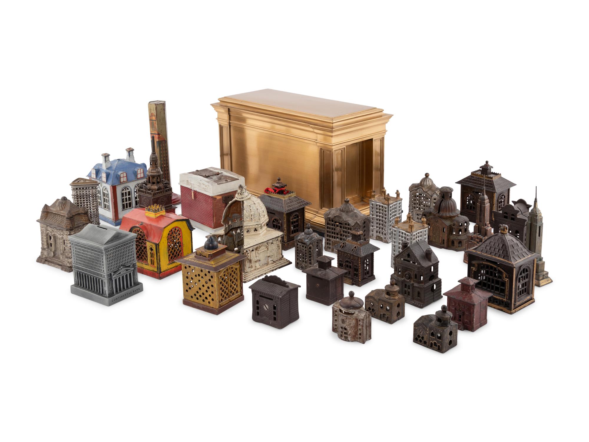 A Collection of Architectural Iron Banks