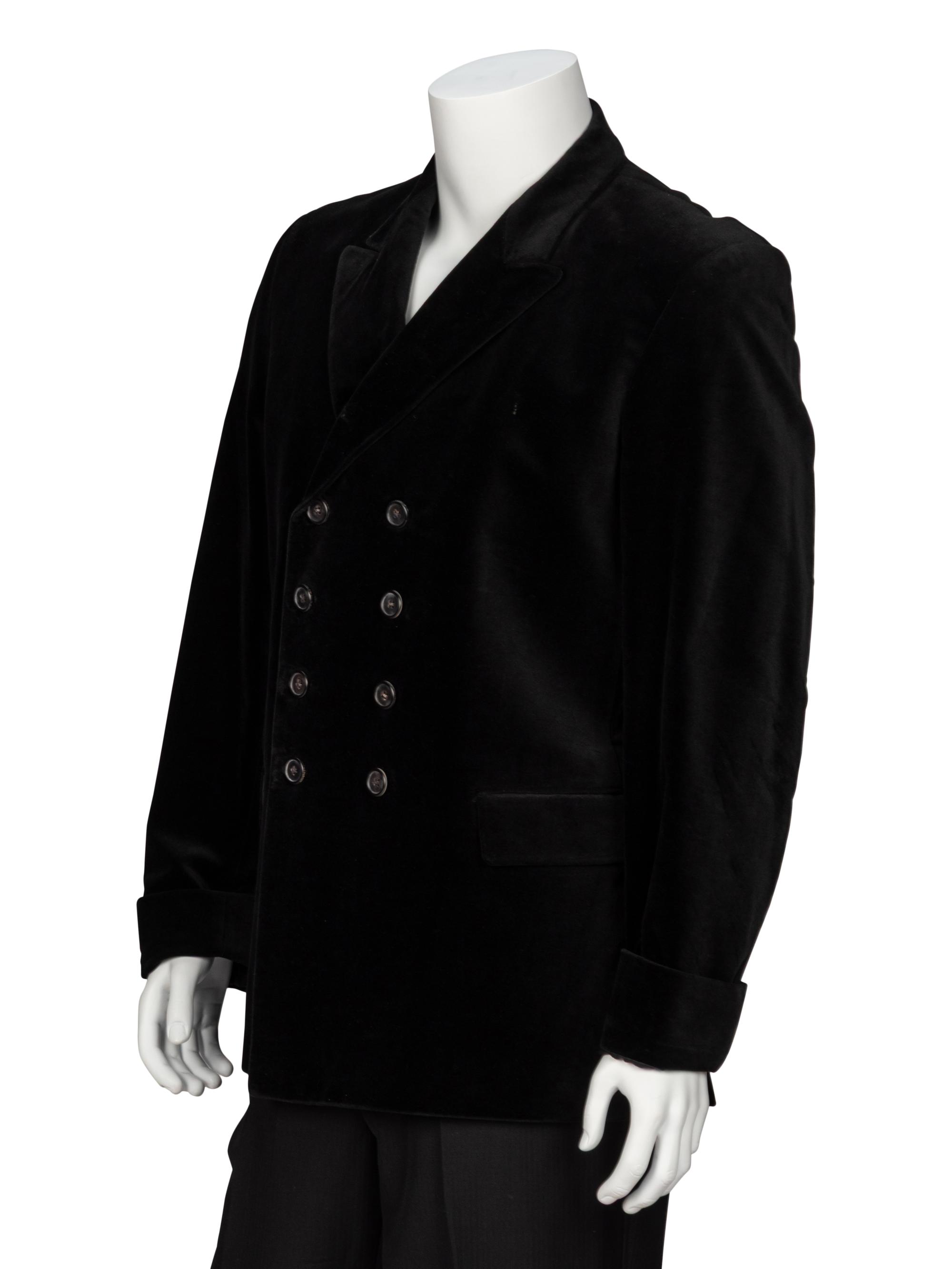 Yohji Yamamoto, Double Breasted Velvet Jacket