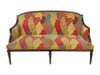A Pair of Louis XVI Style Mahogany Settees
